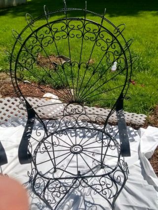 Vintage Wrought Iron Chairs