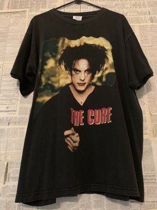 Vtg 90s The Cure Ghotic Rock Band T - Shirt