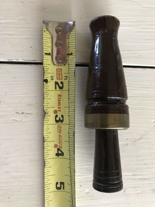 Vintage Billy Starks Green Hedge Duck Call 4