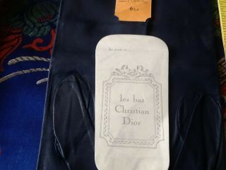 Vintage Christian Dior Kidskin Gloves,  size 63/4 2
