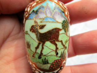 Chinese Qing Dynasty Antique Cloisonné Snuff Bottle - 2