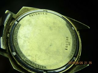 Vintage Men ' s Bulova Accutron M7 watch 14K gold case for parts/repair 270 7