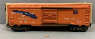Lionel 6464 - 100 Western Pacific Boxcar - - Blue Feather - Type Ii A - Rare Ex/box