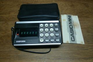 Casio Mini Rare Vintage Calculator Perfectly