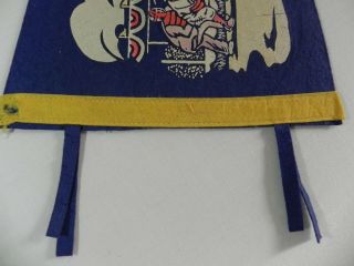 VTG PACIFIC COAST LEAGUE SPOKANE INDIANS BASEBALL 1900 ' s PENNANT 28”x11.  5” 7