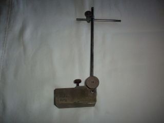 Vintage Machinist Surface Gauge Indicator Stand – Non - Magnetic Base