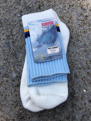 Rare Vintage Ocean Pacific Pro Gaurd Hi - Bulk Orlon Socks Nwt