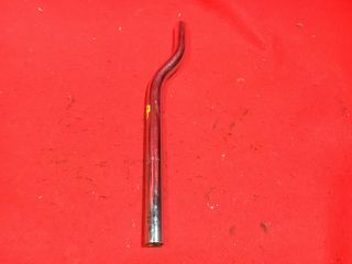 Nos Vintage Gt Drain Pipe Seat Post 22.  2 Silver Bmx Freestyle Racing