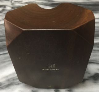 Vintage Estate Dunhill Single Pipe Stand Walnut - 3