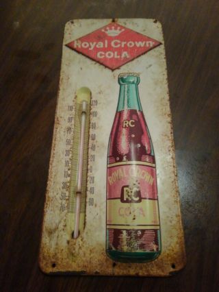 Royal Crown Cola Thermometer Rc Vintage