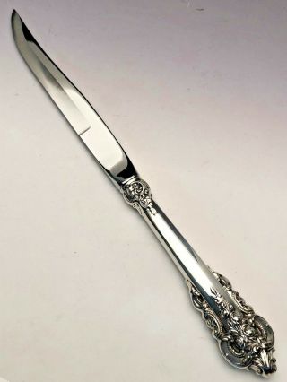 Grande Baroque By Wallace Sterling Silver Individual Steak Knife 9.  25 "