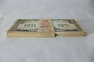 Vtg Craig Henry Toys Co United Playland Toy Paper Play Money Magic Trick Prop 2