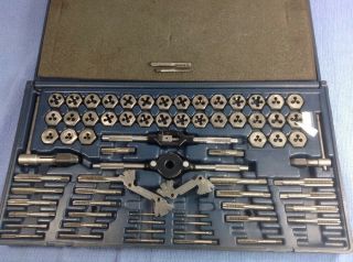 Craftsman Tools Vintage Tap & Hex Die Set Usa 52377 Incomplete