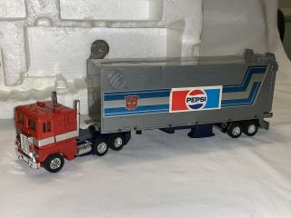 Vintage 1984 Transformers G1 Pepsi Optimus Prime Rare - Authentic 6