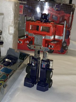 Vintage 1984 Transformers G1 Pepsi Optimus Prime Rare - Authentic 8