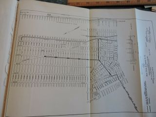 Rare Orig 1904 York City SUBWAY Rapid Transit 375 - page Report BOOK,  MAPS 8