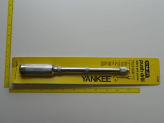 Vtg Stanley Yankee Push Drill 8pc Drill Point Bit Set Rare Nos 03 - 043 Mip Nip
