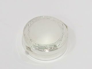 1.  25 In - Sterling Silver Antique Italian Round Pill Case