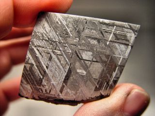 Great Deal Rare Missouri Iron Sensational Licking Meteorite Slice 41.  8 Gms