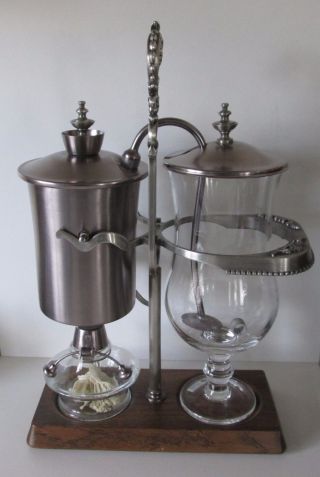 Odette Vintage Balance Coffee Maker 0.  8 Litre In Brushed Steel