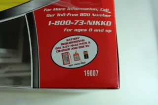 Vintage Nikko Radio Control Fire Boat Rescue With Charger and Battery 6