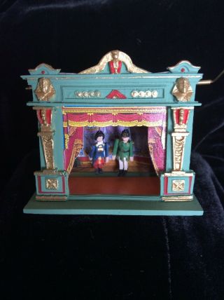 Artisan Kummerow’s Miniature Limited Edition Moving Puppet Theater Signed