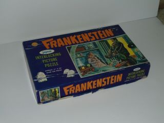 Vintage 1960s Jaymar 17x22 Frankensteins Revenge Puzzle 100 Complete 6