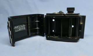 Vintage Century Graphic Graflex Camera Trioptar 103mm F4.  5 Lens & 120 Film Back 8