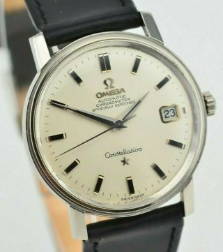 Vintage Omega Constellation Chronometer Date Watch 168.  018 Cal.  564 F797/111.  1