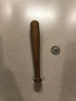 Vintage Miniature Wood Baseball Bat 6 1/4” Antique Small Custom