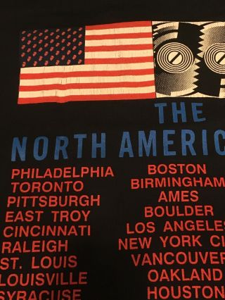 Vintage Rolling Stones 1989 North American Tour Concert T - Shirt Size Large 7