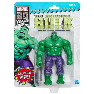 Sdcc 2019 Exclusive Hasbro Marvel 80th Anniversary Vintage Hulk Action Figure