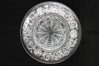 Antique Baccarat St Louis Crystal Plate 1840