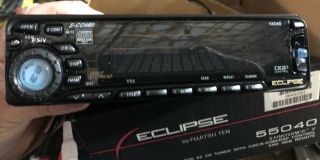 Old School Eclipse 55040 Cd Player,  Stereo,  Rare,  Nib,  Nos,  Sq,  8 Volt