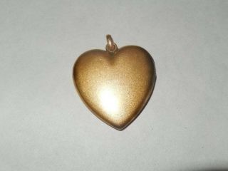 Antique Victorian Gold Filled Large Heart Locket 3