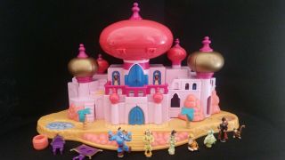 Vintage Disney Polly Pocket 1997 Aladdin,  Jasmine’s Royal Palace 100 Complete,