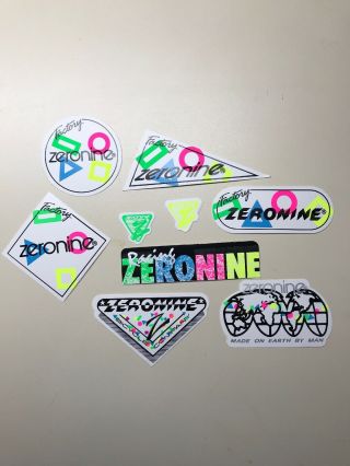 Vintage Zeronine 80’s Bmx Sticker Set