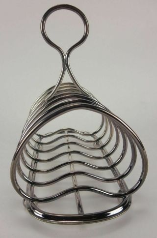 Tiffany&Co Makers Toast Rack 8132 Silver Soldered 4