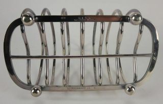 Tiffany&Co Makers Toast Rack 8132 Silver Soldered 5