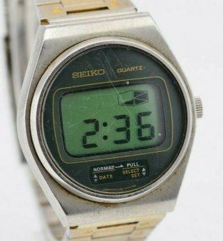 Vintage Mens Seiko Quartz Digital Watch 0531 - 0013 Jdm Japan G719/72.  1