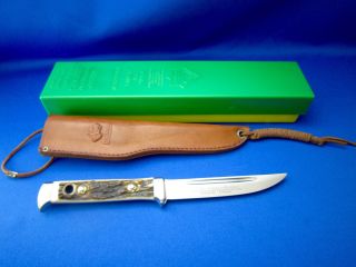 Puma Vtg Buddy Hunting Knife 6383 1973 Made In Germany Near Cond.