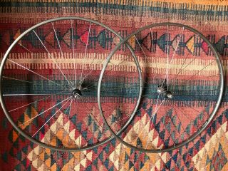 Campagnolo Vintage Electron Tubular Wheelset Pantani Eroica Record Shamal Wheels 9