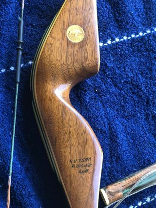 Vintage Bear Kodiak Magnum Recurve Bow - 1969 - LH - 35 - 9U7540 7