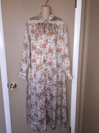 Vintage Christian Dior Lounge Wear Ladies Laree’s Of Santa Fe Robe Size Small