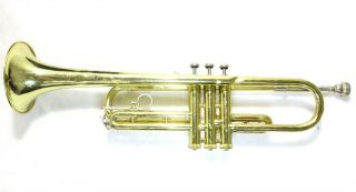 Bundy Selmer USA ML Vintage Student Trumpet w/ 7C Mouthpiece,  Mute,  & Case 2