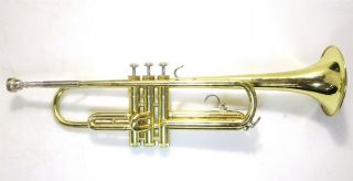 Bundy Selmer USA ML Vintage Student Trumpet w/ 7C Mouthpiece,  Mute,  & Case 3