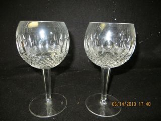 Vintage Waterford Crystal Colleen Wine Glasses 7 - 5/8 " Tall