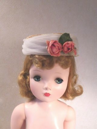 Htf Lovely Vintage Alexander Cissy Hat With Tulle And Roses