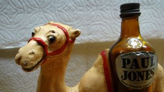 Scarce 1940s 50 Vtg Paul Jones Whiskey Chalk Beer Bar Sign Bottle Display Camel 2