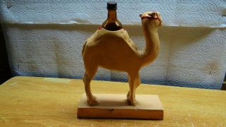 Scarce 1940s 50 Vtg Paul Jones Whiskey Chalk Beer Bar Sign Bottle Display Camel 6